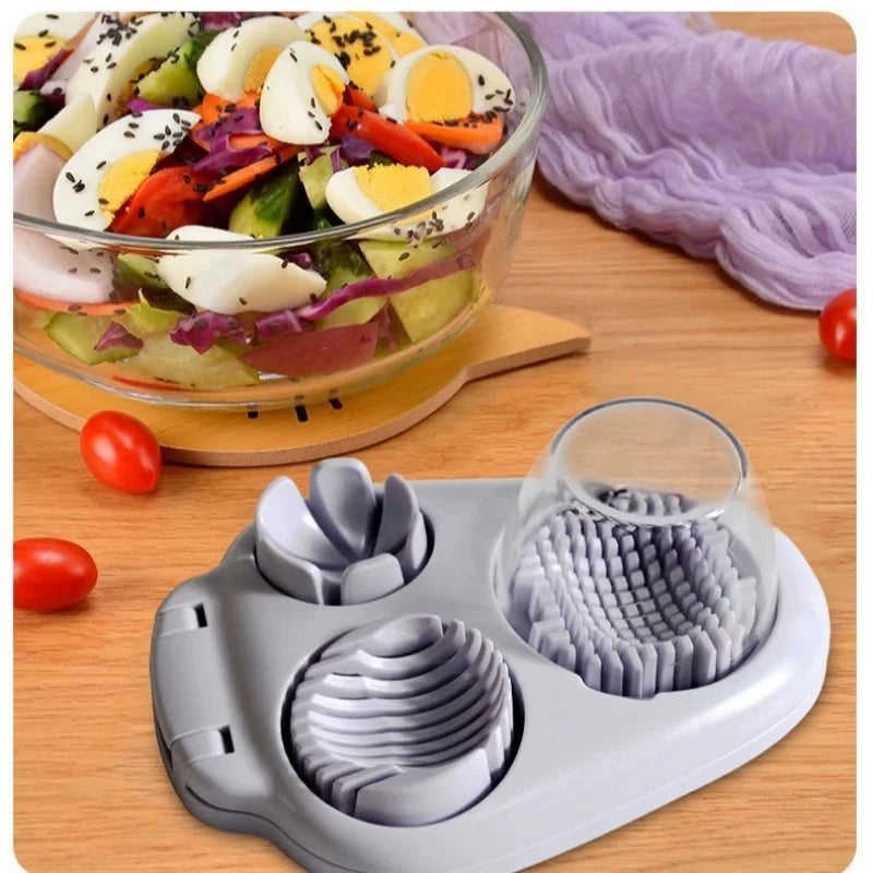 304 Stainless Steel 3‑in‑1 Egg Slicer