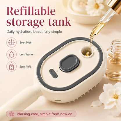 Electric Steam Hair Straightening Brush
