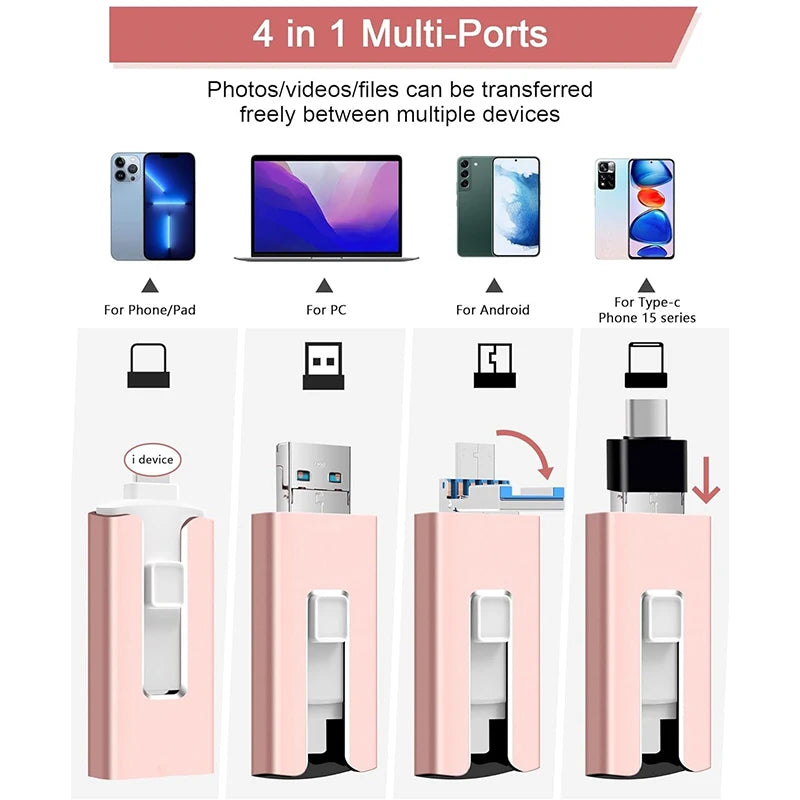 4 In1 OTG Micro USB 3.0  Flash Drive