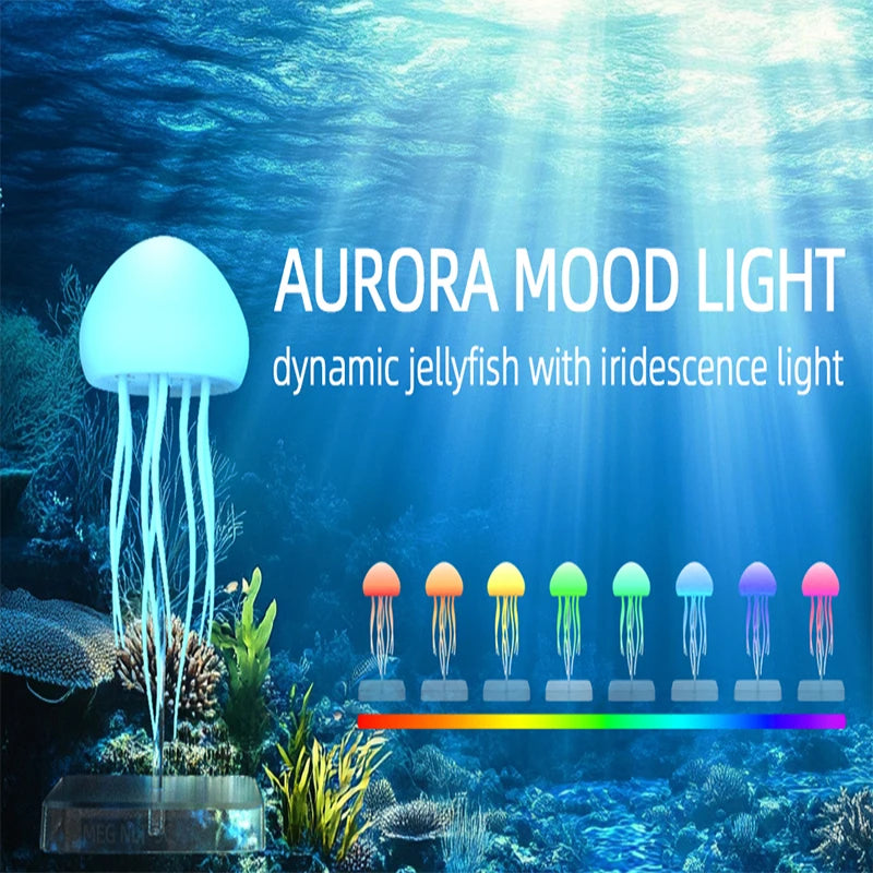 Jellyfish Lamp with LED Colours – Relaxing Mood Light