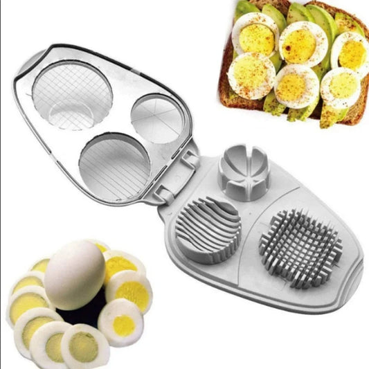 304 Stainless Steel 3‑in‑1 Egg Slicer