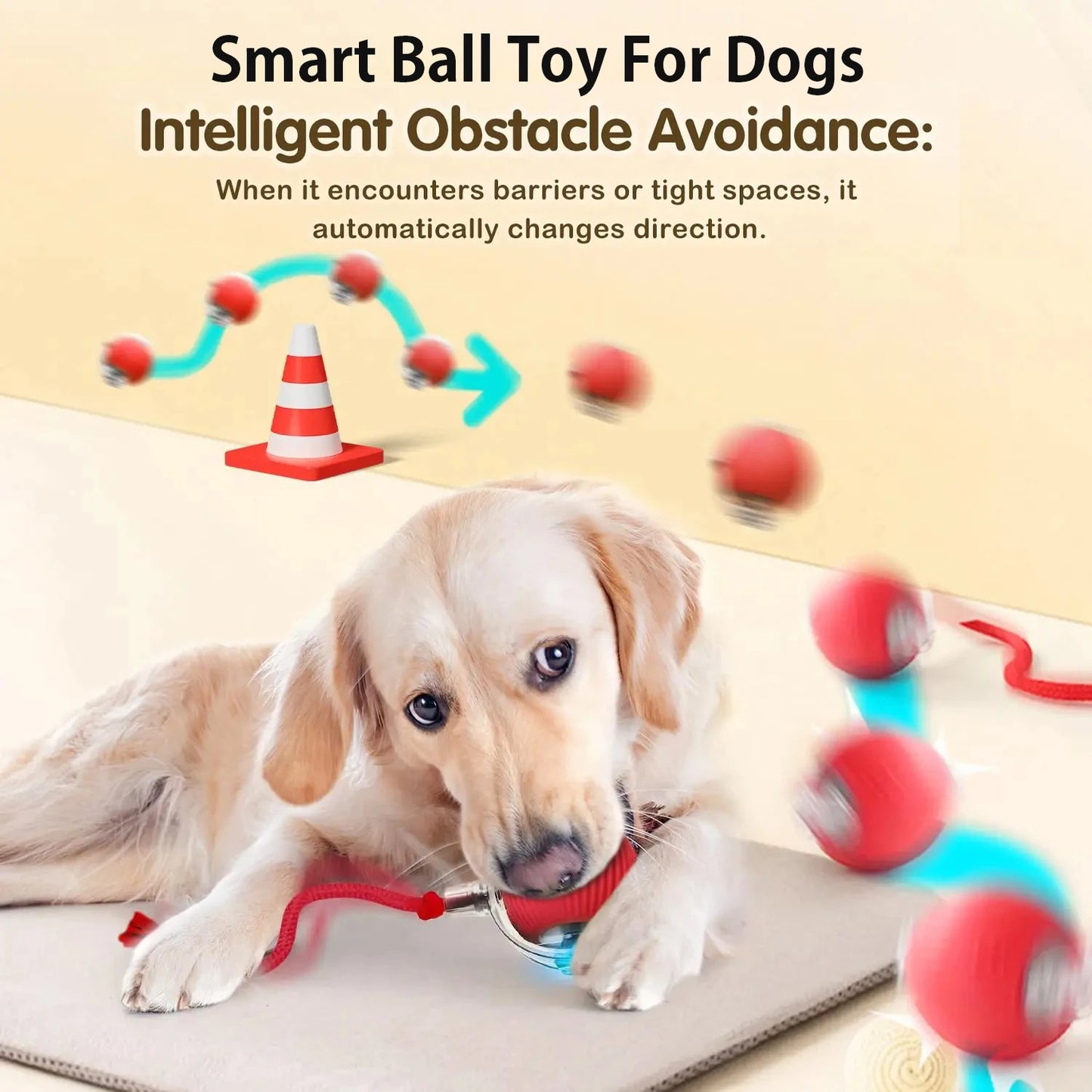 Interactive Smart Ball for Pets