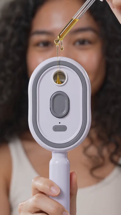 Electric Steam Hair Straightening Brush
