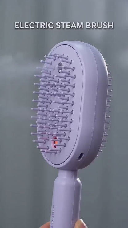 Electric Steam Hair Straightening Brush