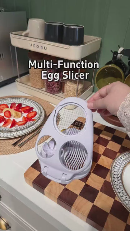 304 Stainless Steel 3‑in‑1 Egg Slicer