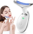 EMS Thermal Neck Lifting And Tighten Massager Electric Microcurrent Wrinkle Remover